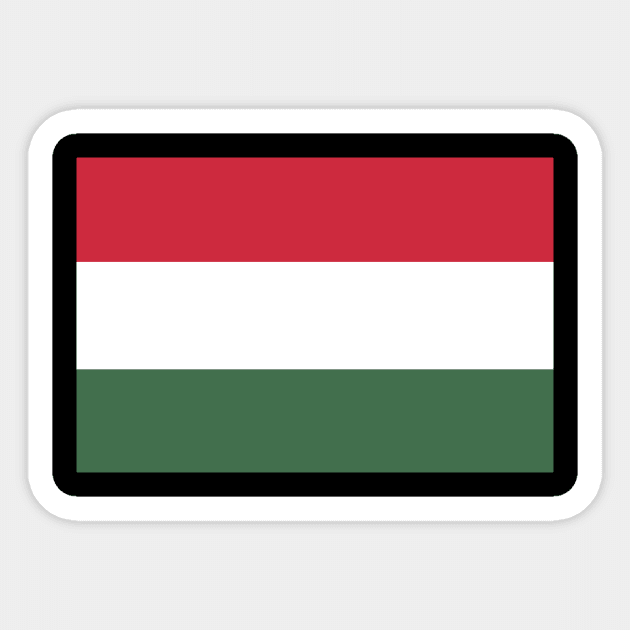 Hungary Sticker by Wickedcartoons